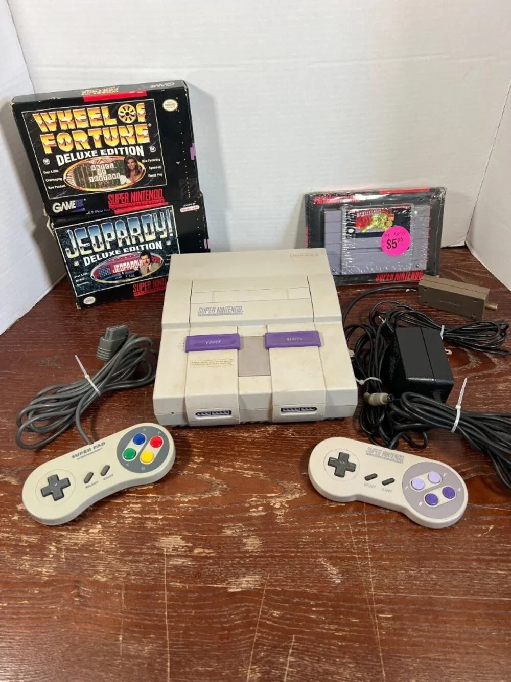 Super Nintendo Entertainment System Bundle With 3 Games & 2 Controllers Tested